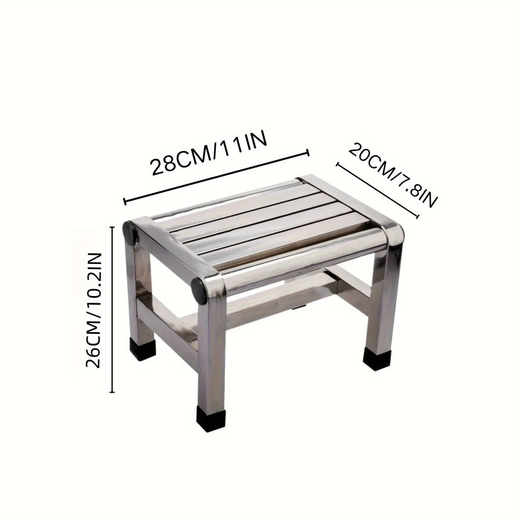 Multi-functional Stainless Steel Square Stool