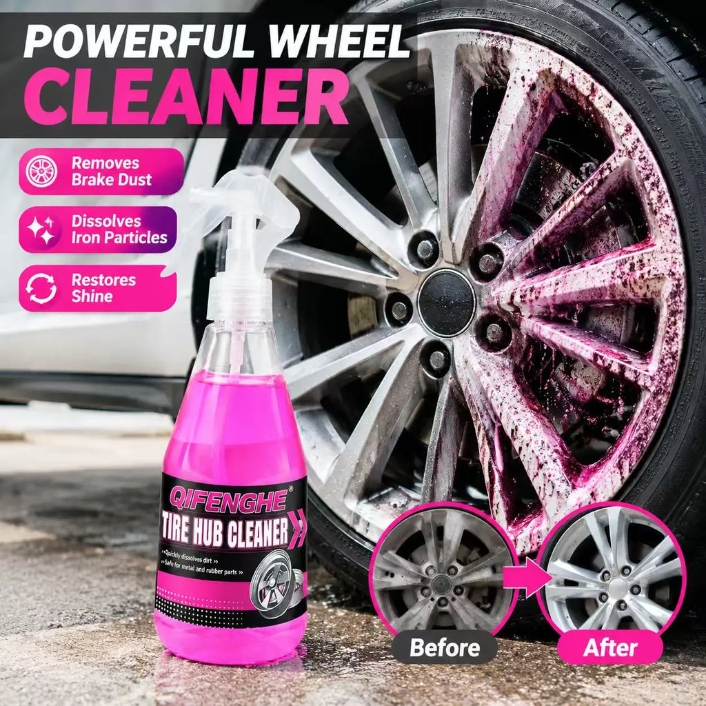 Auto Wheel Cleaner Spray Tire Rim Hub Brake Dust Remover