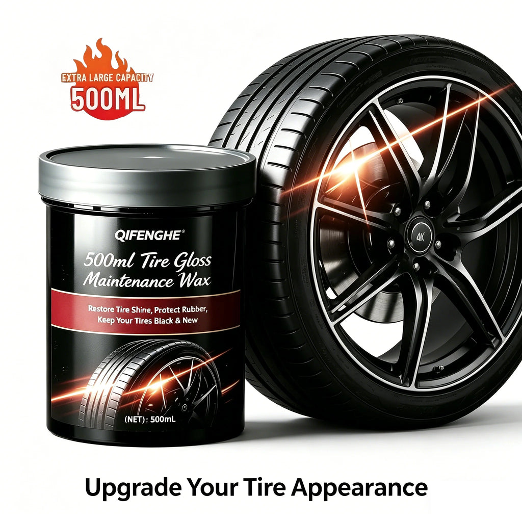 Tire Gloss Maintenance Wax, Restore Tire Shine