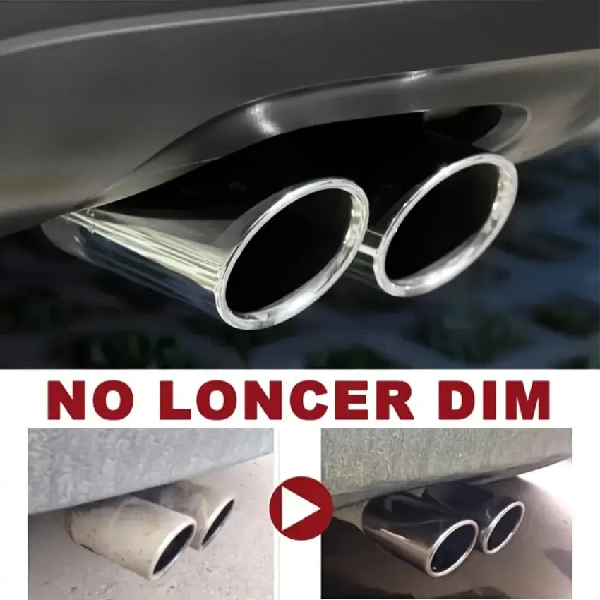 Car Exhaust Pipe Cleaner - Chrome Exhaust Tip Restorer
