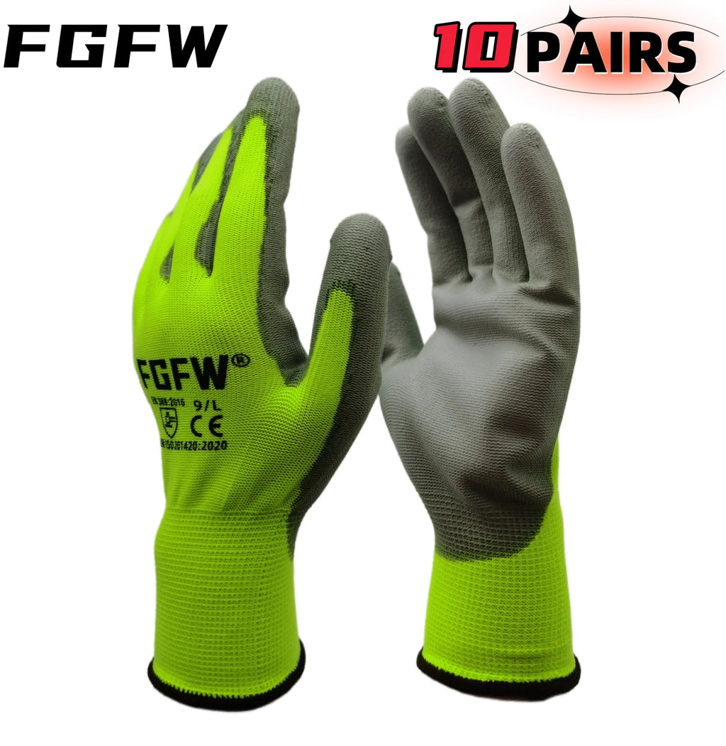 PU Coated Work Gloves