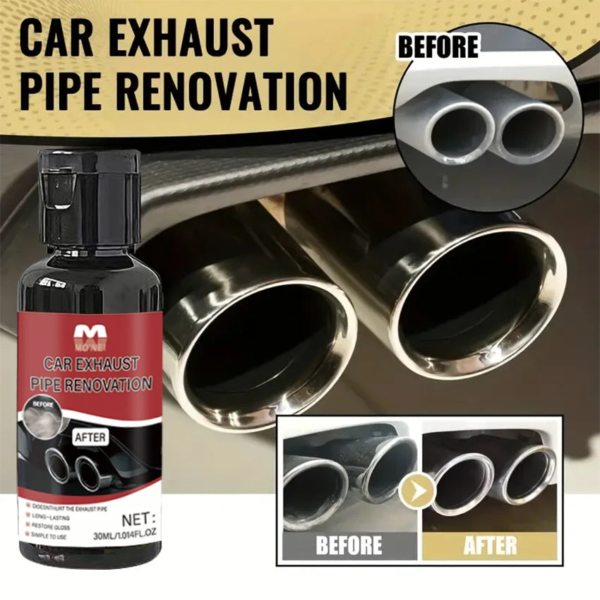 Car Exhaust Pipe Cleaner - Chrome Exhaust Tip Restorer