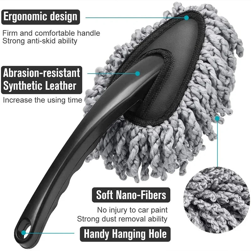 Car Dust Mop Microfiber Washing Brush Dusting Tool