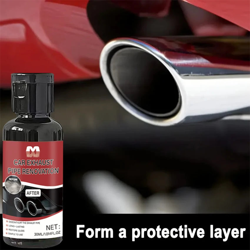Car Exhaust Pipe Cleaner - Chrome Exhaust Tip Restorer
