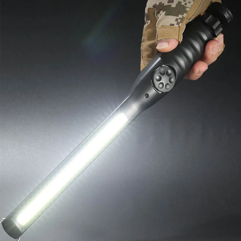 Portable COB Work Lights With Magnetic Rechargeable LED Flashlight
