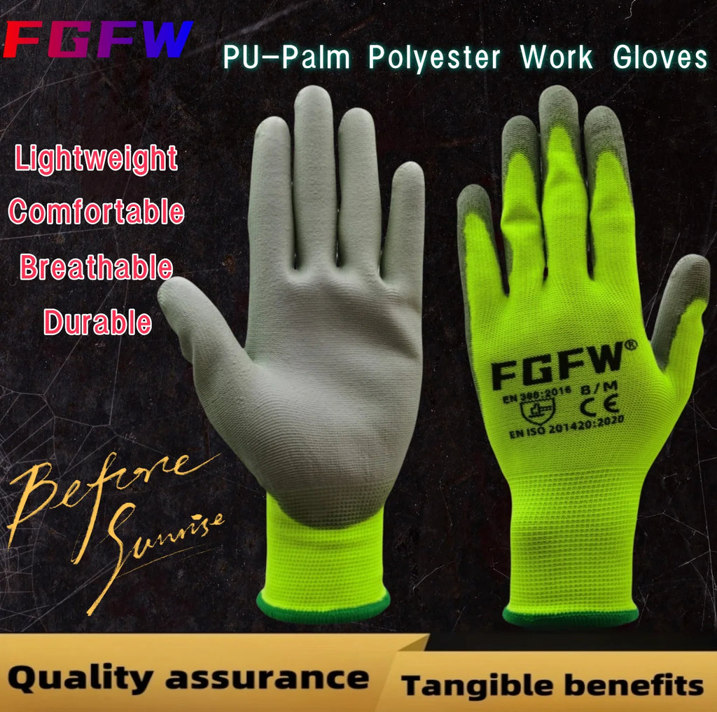 PU Coated Work Gloves