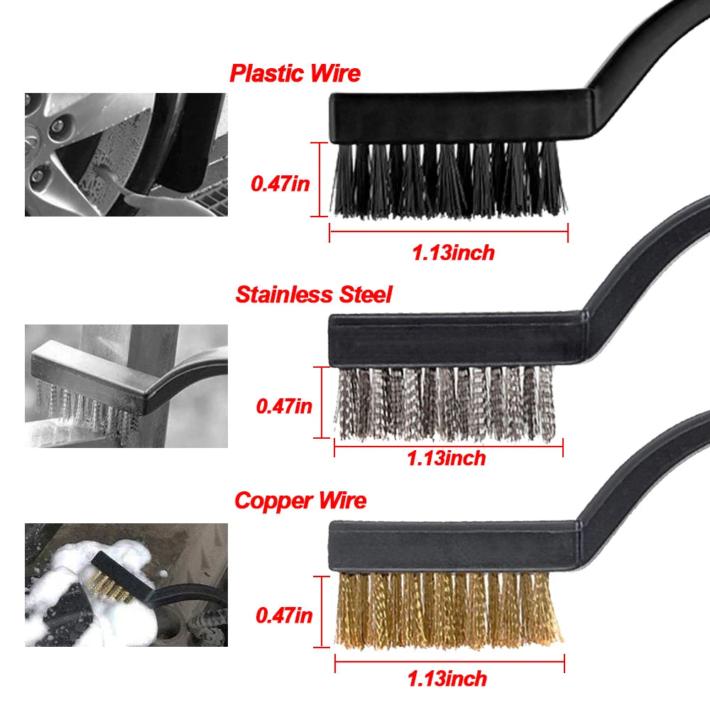 Car Detailing Brush Set