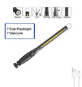 Portable COB Work Lights With Magnetic Rechargeable LED Flashlight