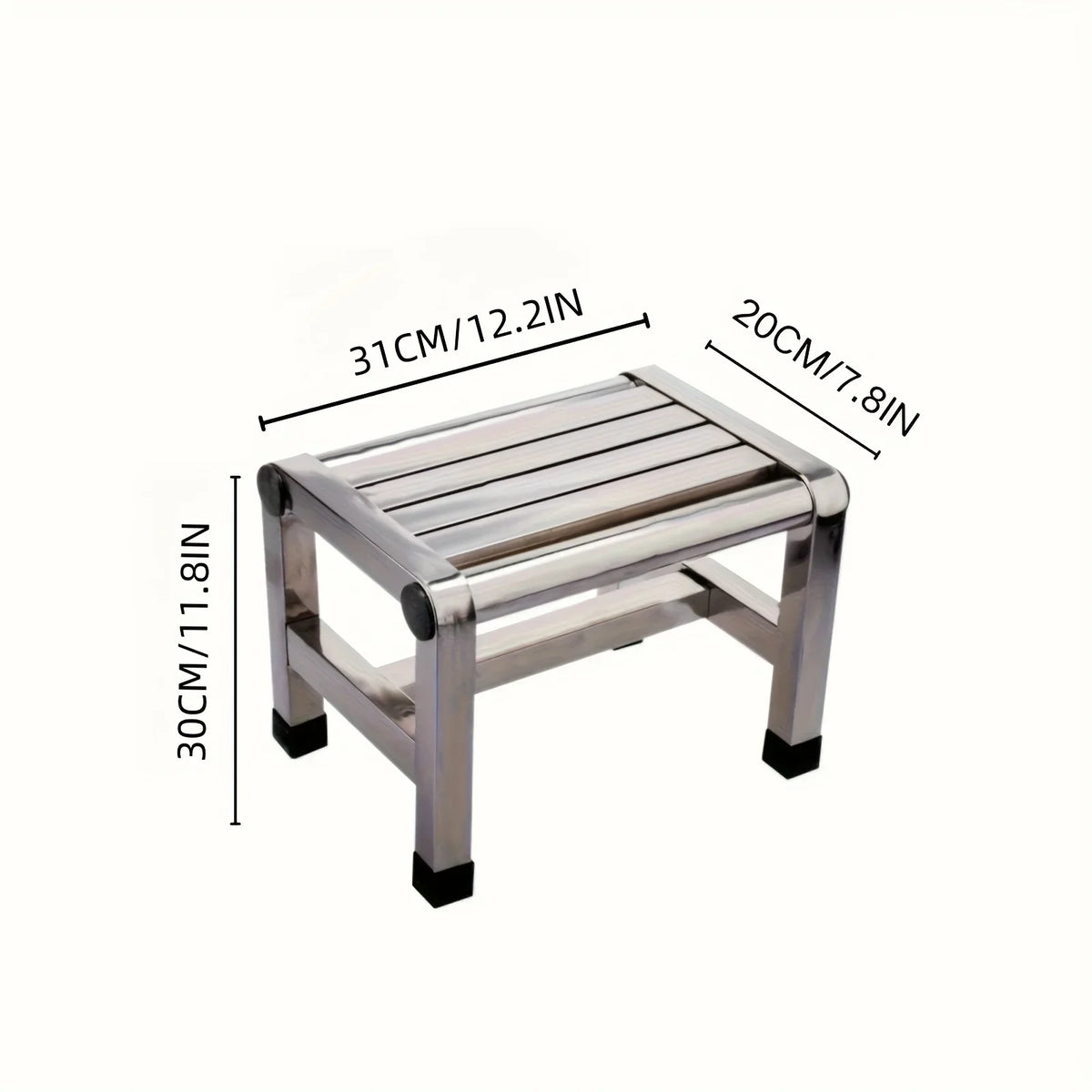 Multi-functional Stainless Steel Square Stool