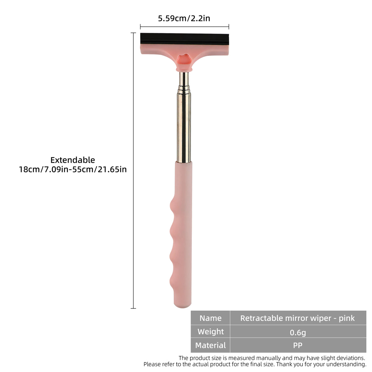 Car rearview mirror wiper