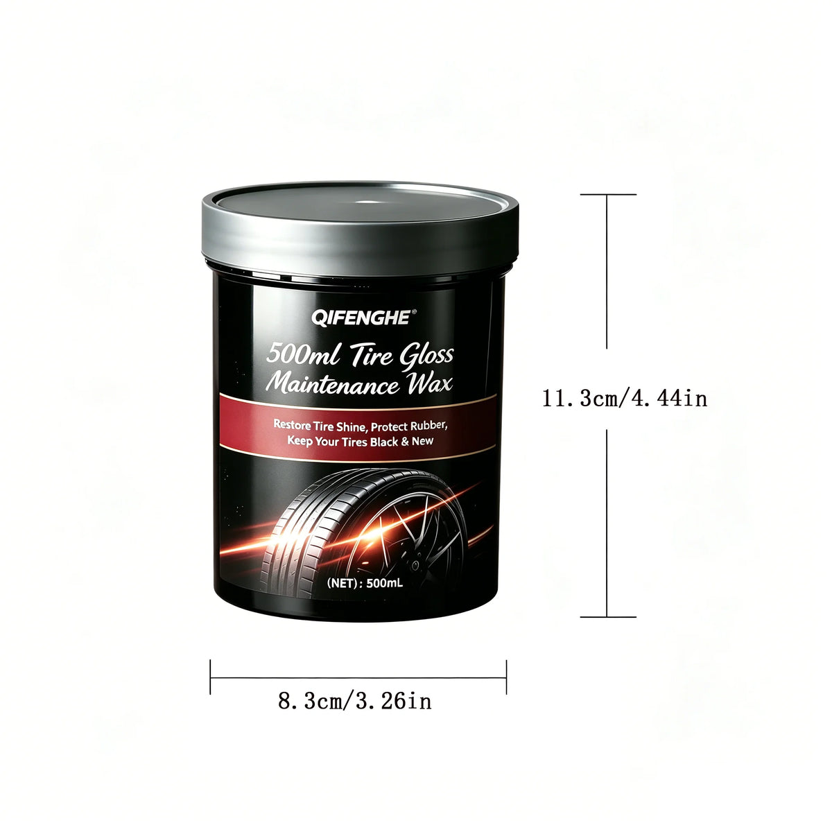 Tire Gloss Maintenance Wax, Restore Tire Shine