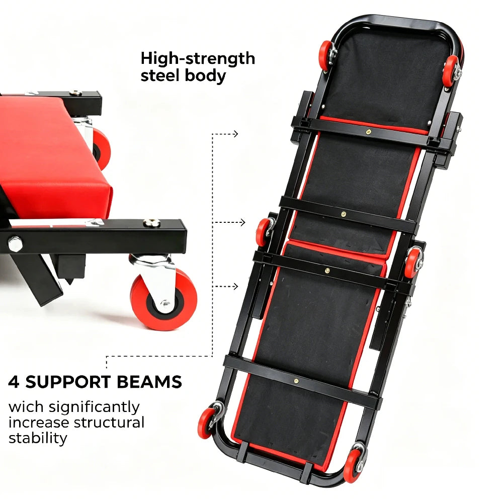 Mechanic Creeper 36-inch 2-in-1 Mode Z Seat