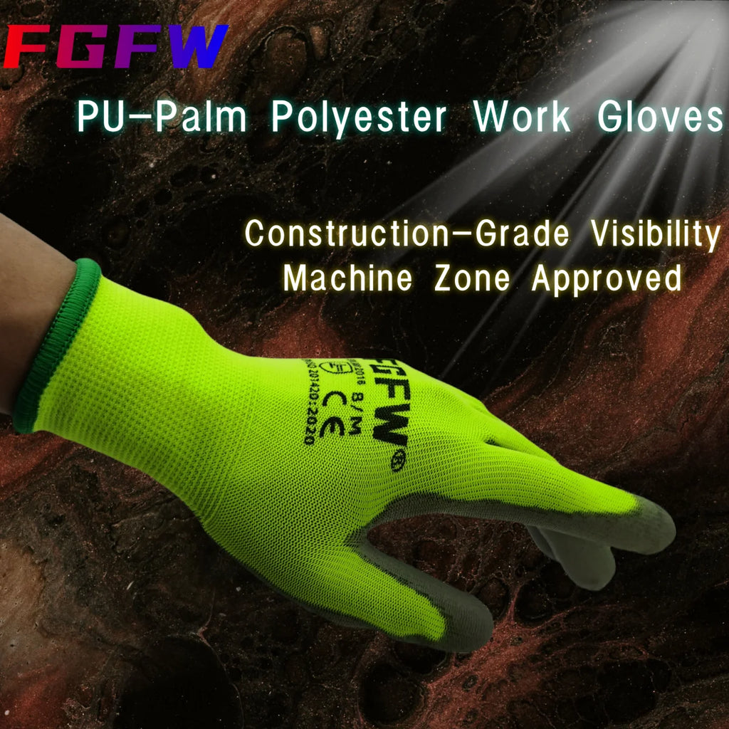 PU Coated Work Gloves