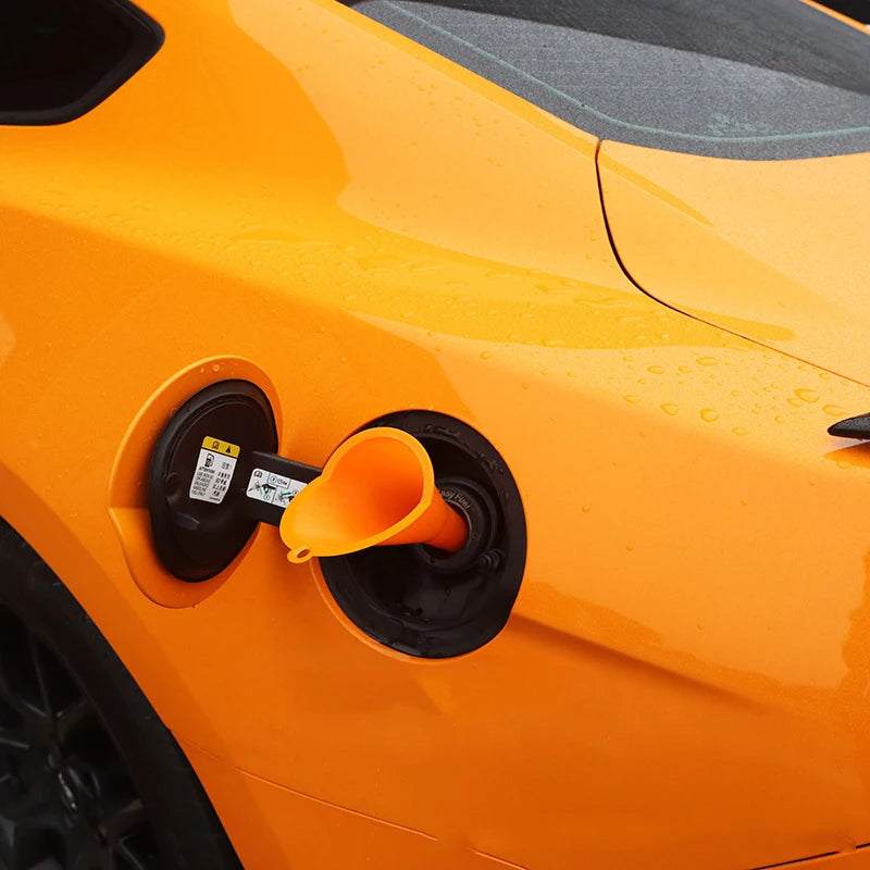Car Funnel Gasoline Oil Fuel Long Stem Filling
