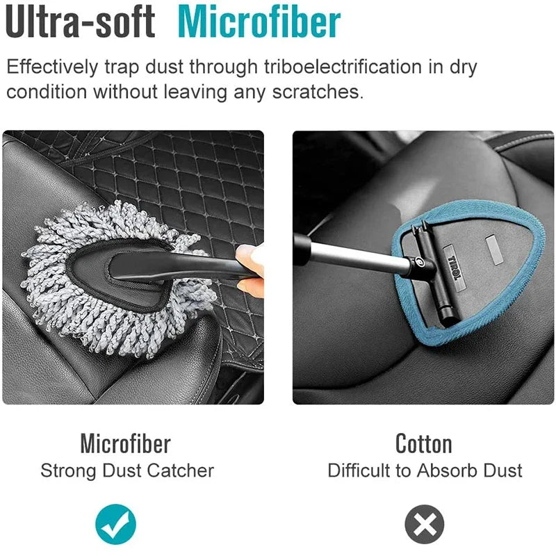 Car Dust Mop Microfiber Washing Brush Dusting Tool