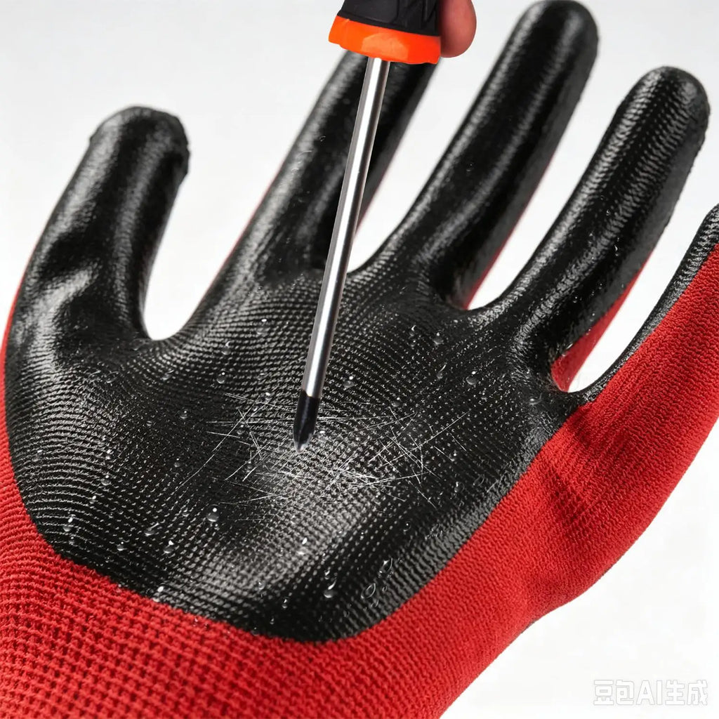 Anti Slip Wear-resistant Work Gloves Thick Latex Safety Work Gloves