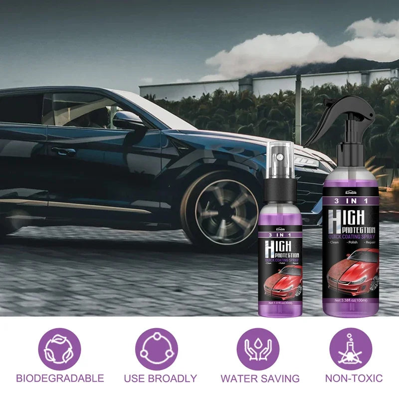 3 In 1 Car Ceramic Coating Spray