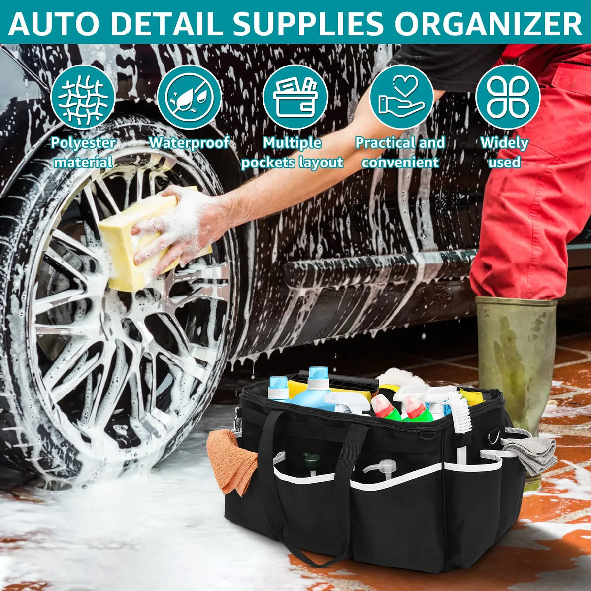 Detail Car Wash Tool Bag