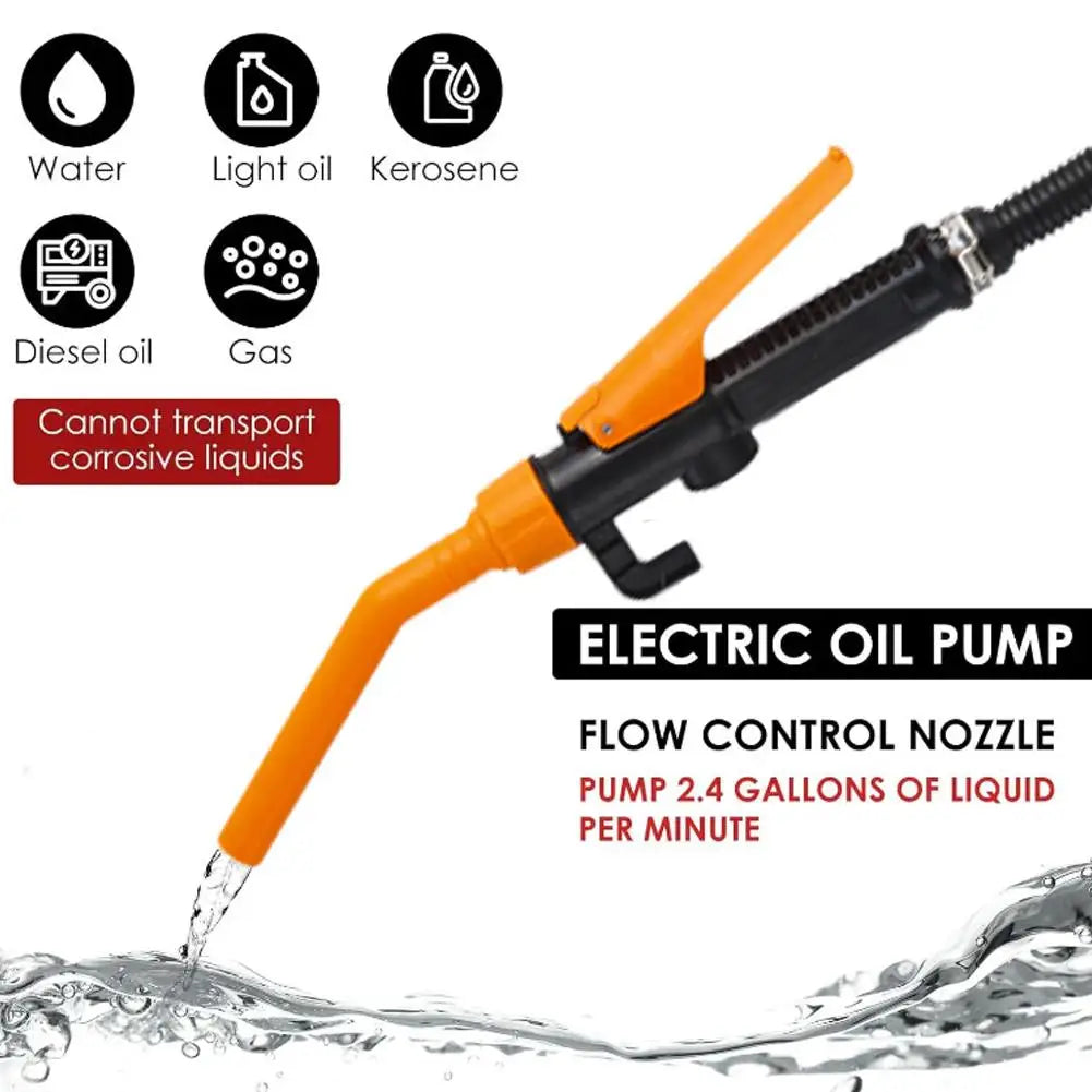 Portable Electric Automatic Pump Battery Powered Fuel Transfer Pump