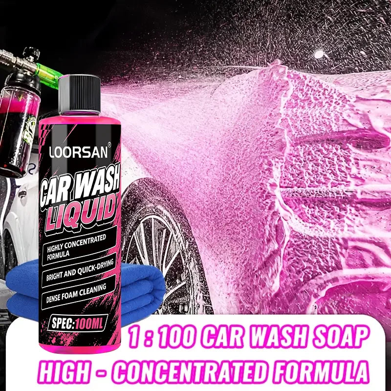 LOORSAN Car Wash Liquid High Foam Car Shampoo