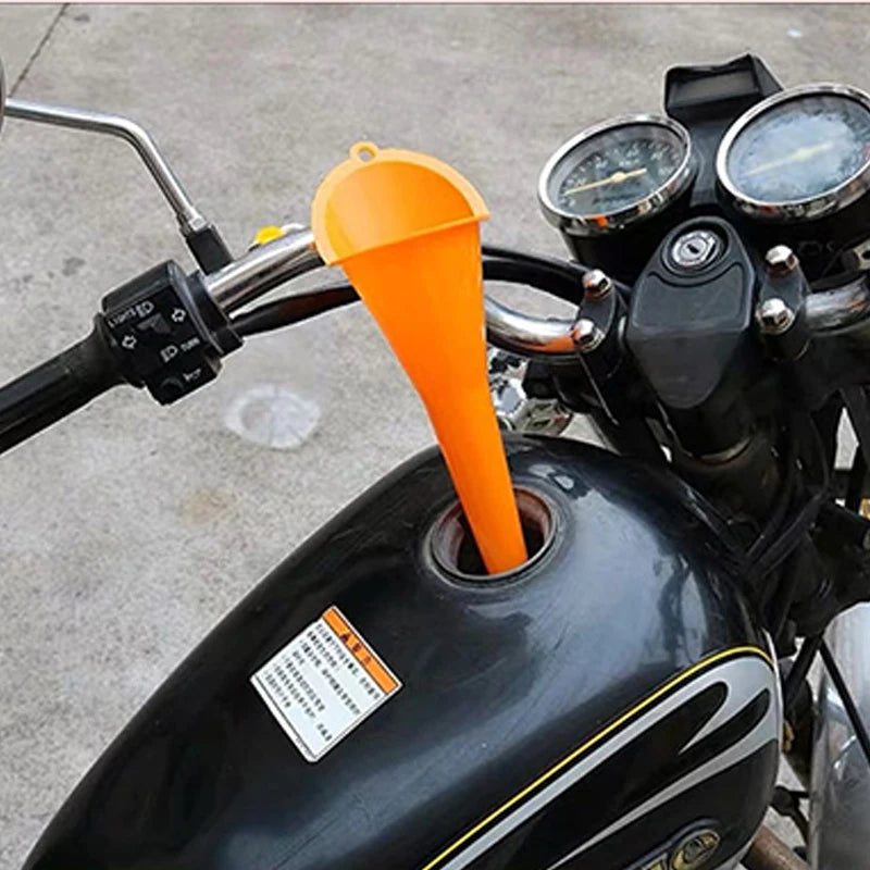 Car Funnel Gasoline Oil Fuel Long Stem Filling