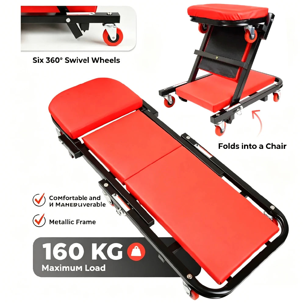 Mechanic Creeper 36-inch 2-in-1 Mode Z Seat