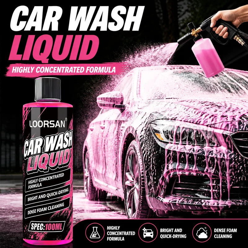 LOORSAN Car Wash Liquid High Foam Car Shampoo