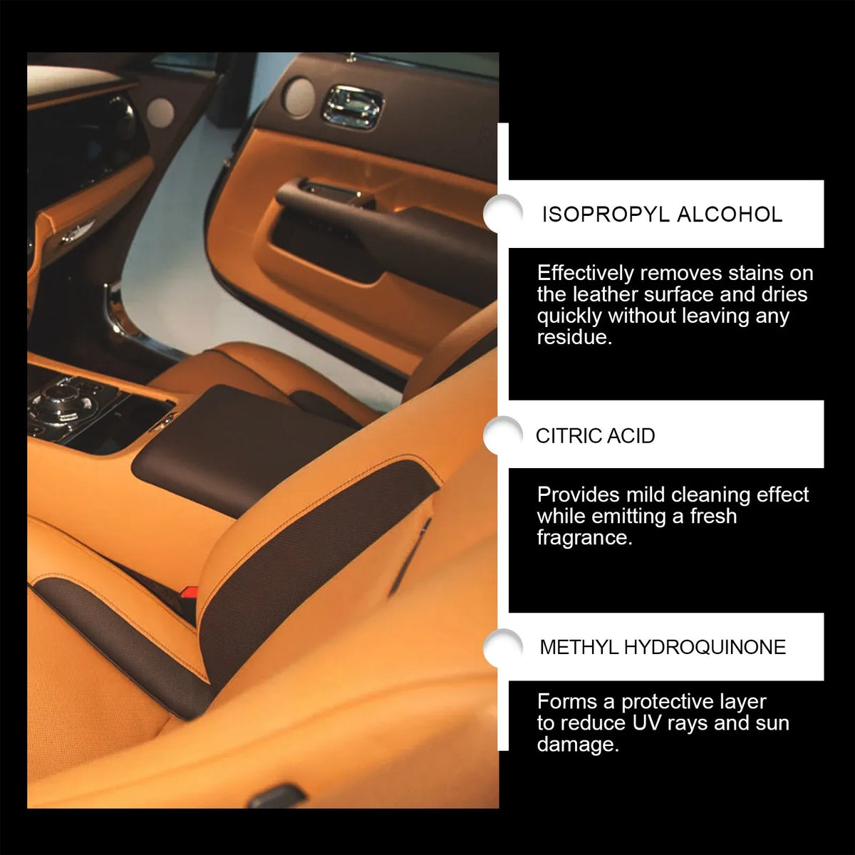 Car Interior Leather Cleaning Wipes