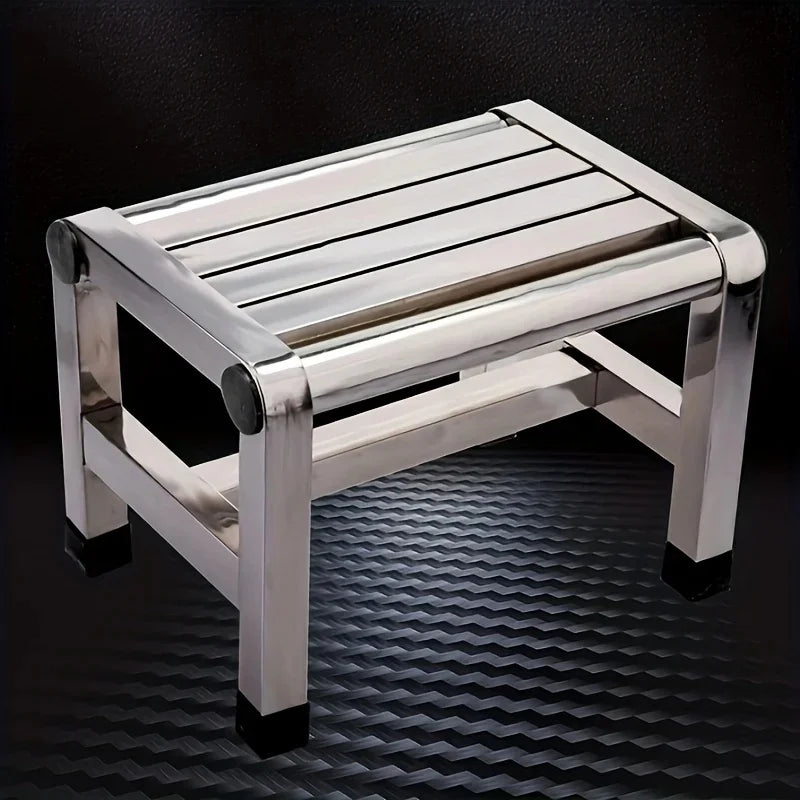 Multi-functional Stainless Steel Square Stool