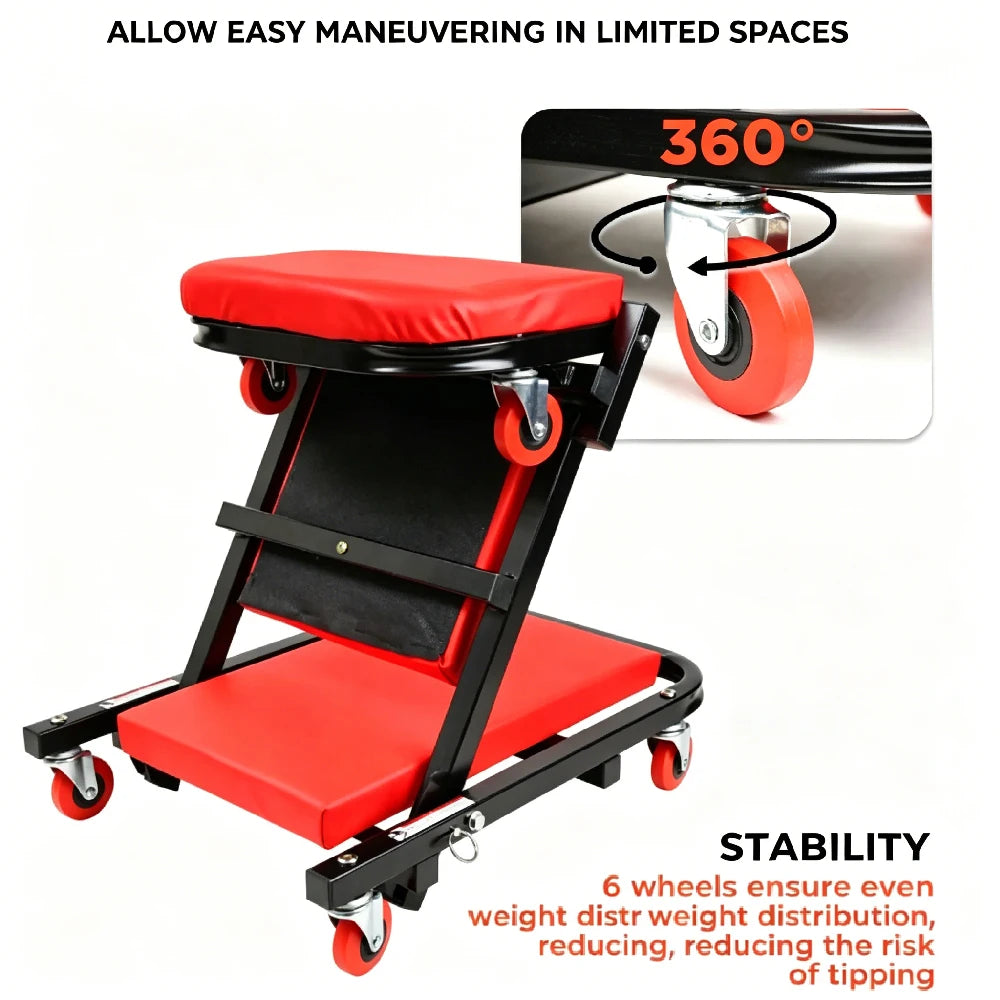 Mechanic Creeper 36-inch 2-in-1 Mode Z Seat