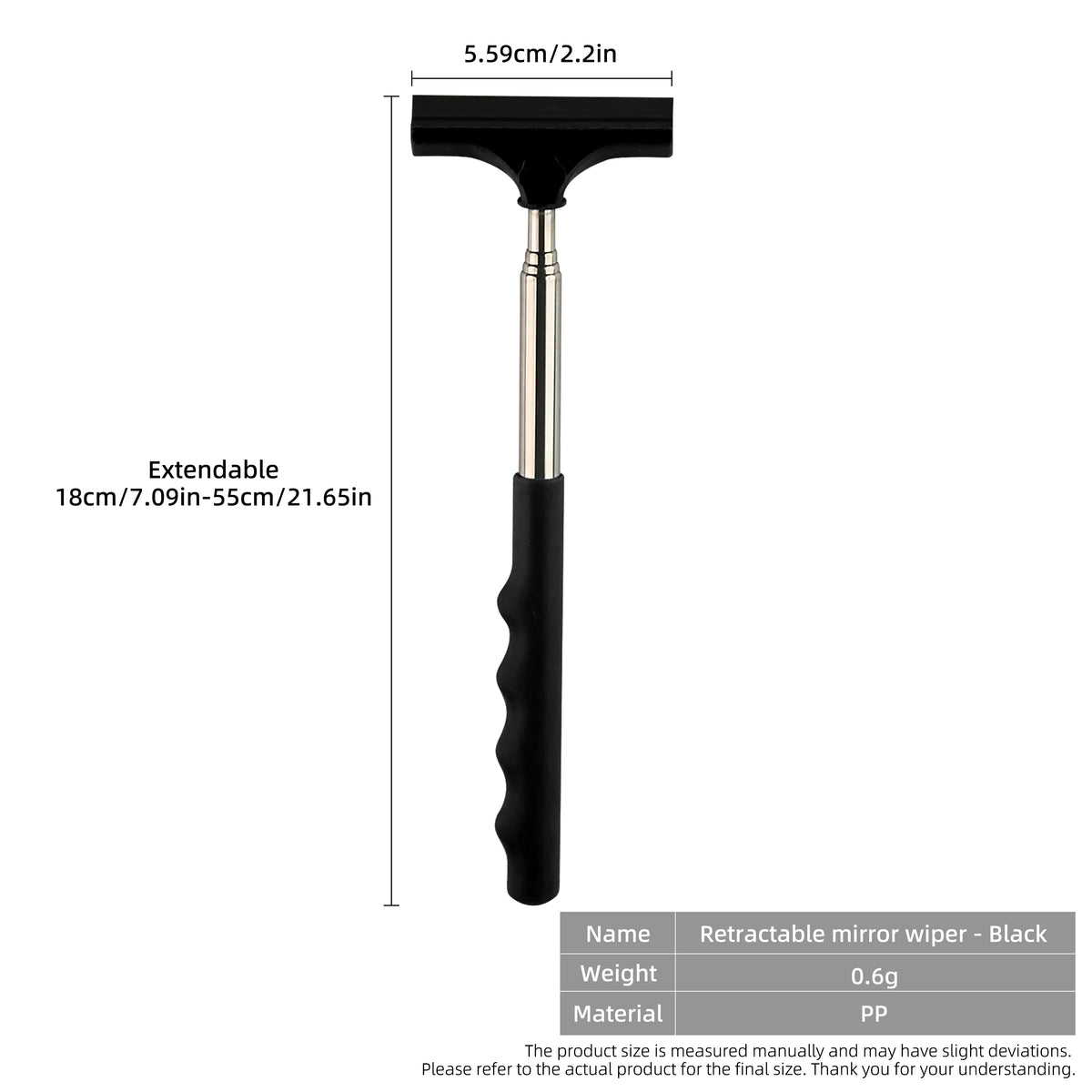 Car rearview mirror wiper