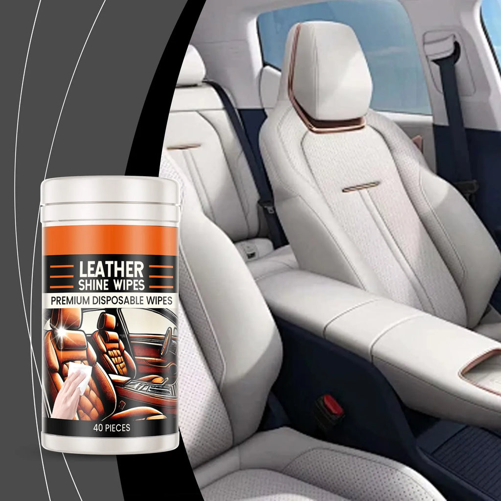 Car Interior Leather Cleaning Wipes