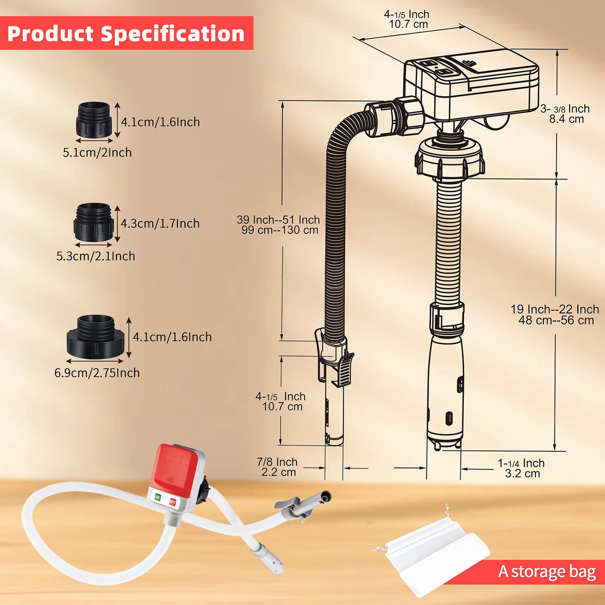 Portable Fuel Transfer Pump
