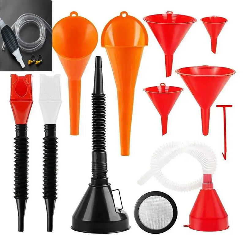 Automotive Plastic Funnel Set