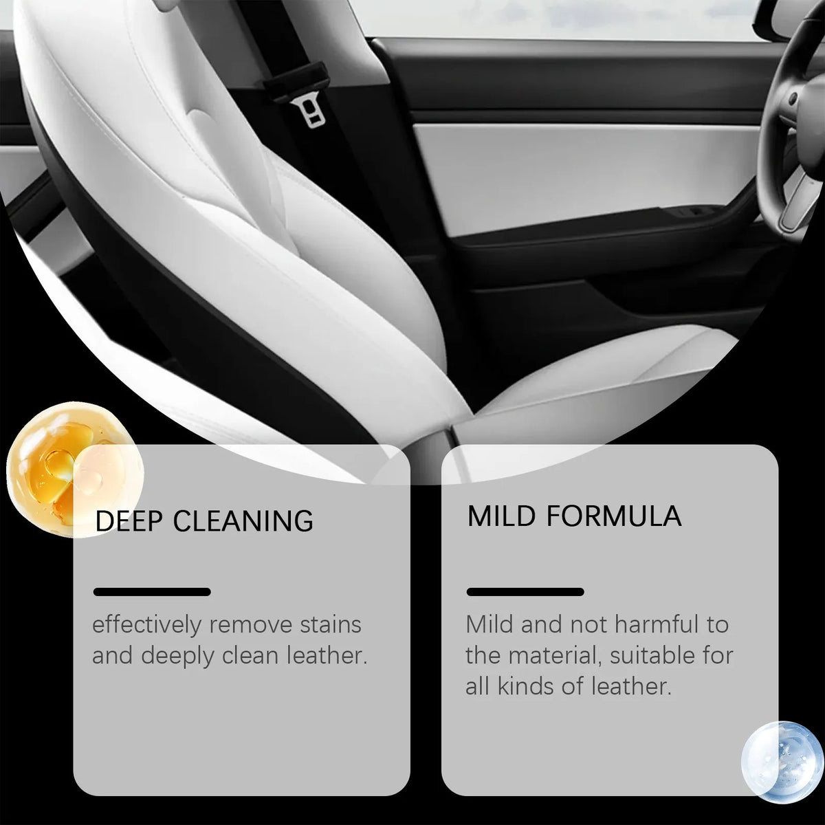 Car Interior Leather Cleaning Wipes